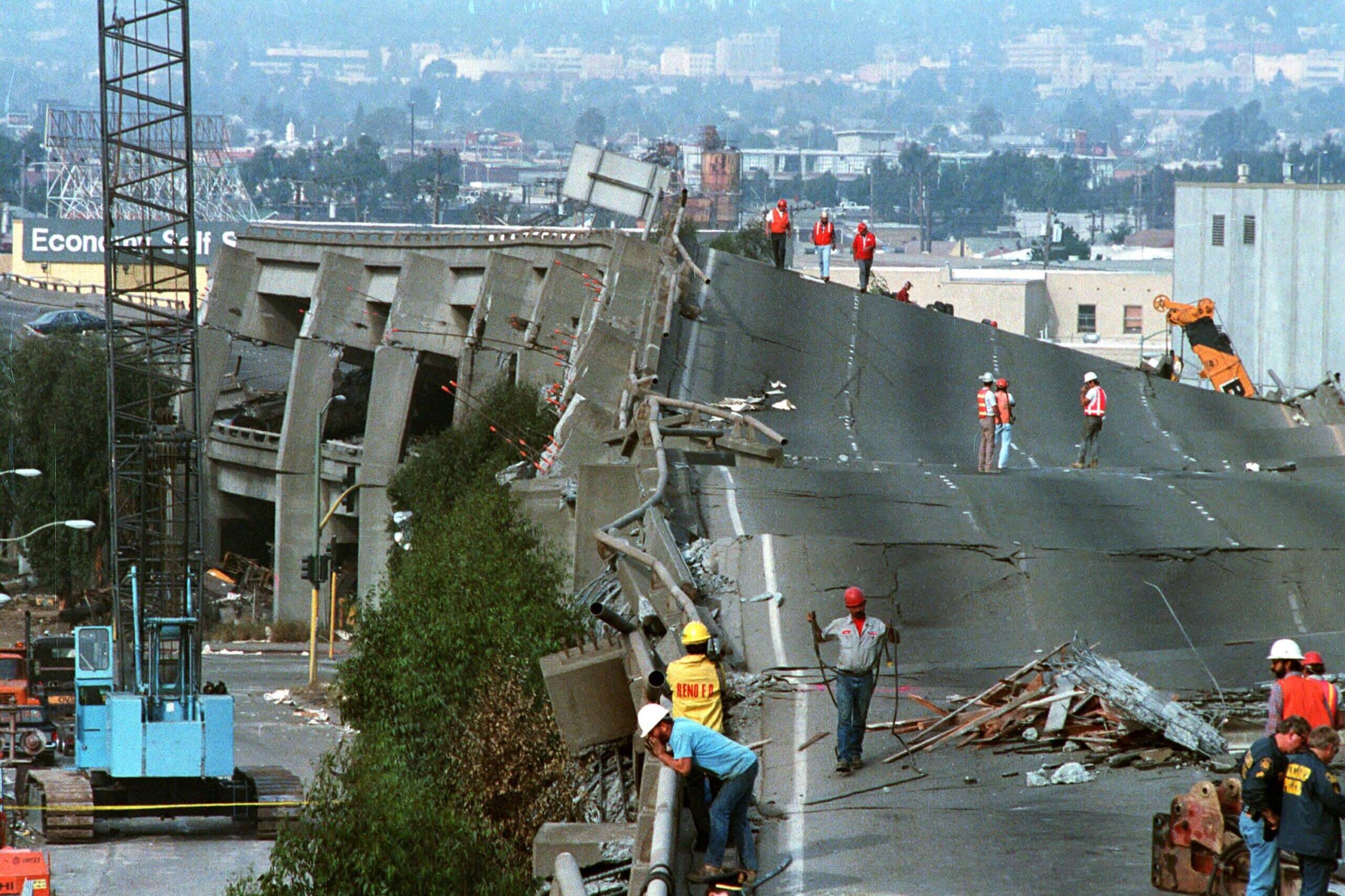 Roadwork after disaster